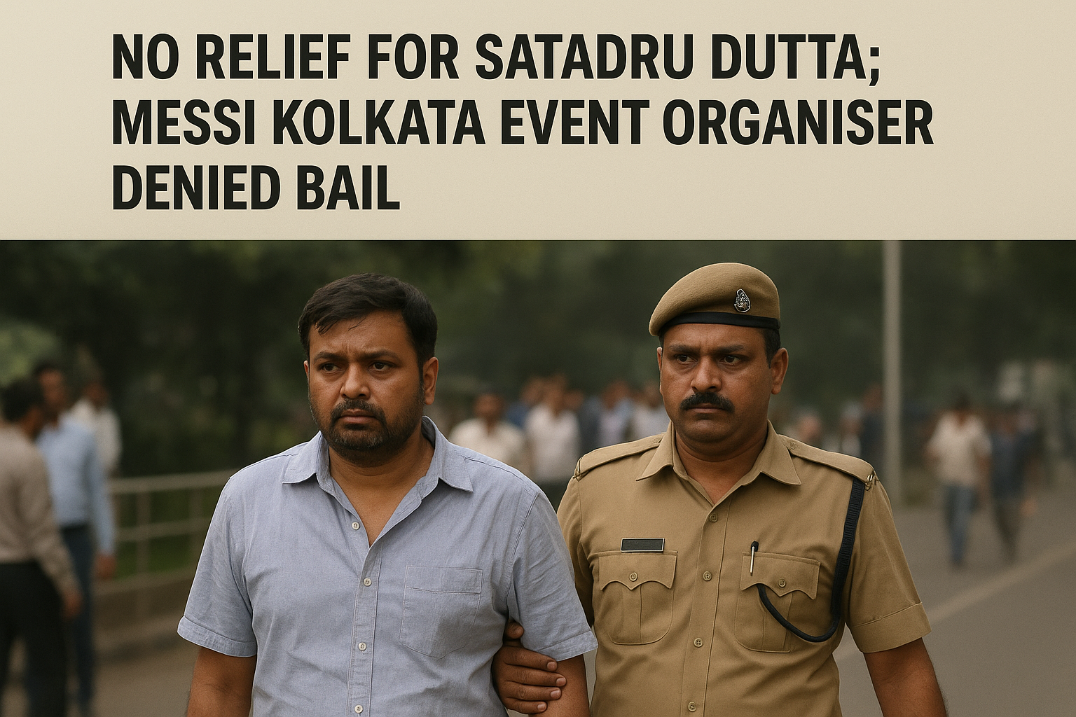 NO RELIEF FOR SATADRU DUTTA; MESSI KOLKATA EVENT ORGANISER DENIED BAIL