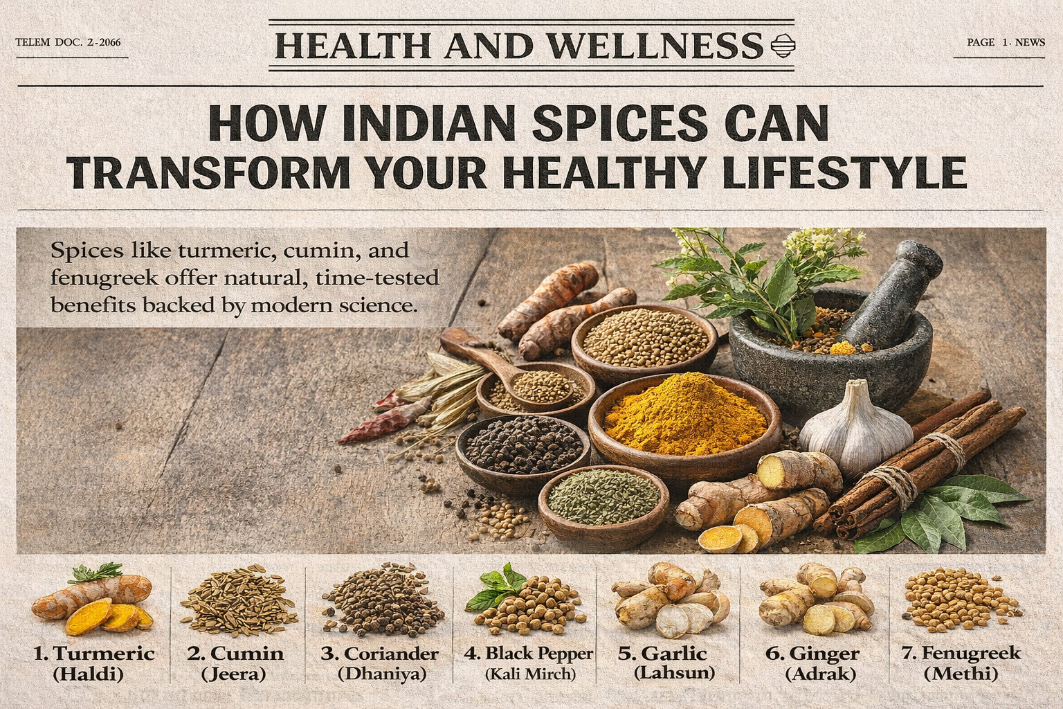 HOW INDIAN SPICES CAN TRANSFORM YOUR HEALTHY LIFESTYLE