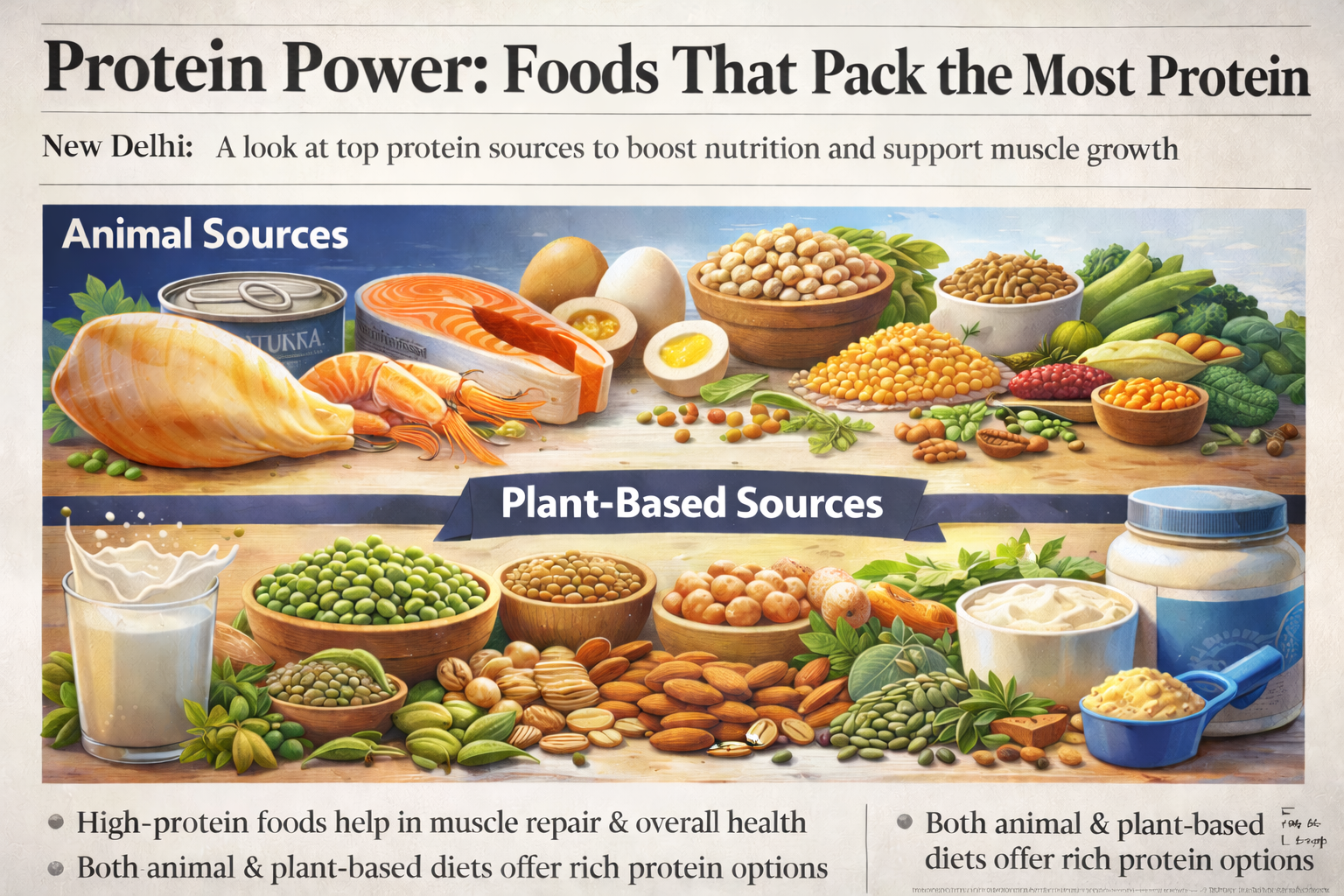 PROTEIN POWER: FOODS THAT PACK THE HIGHEST NUTRITIONAL PUNCH