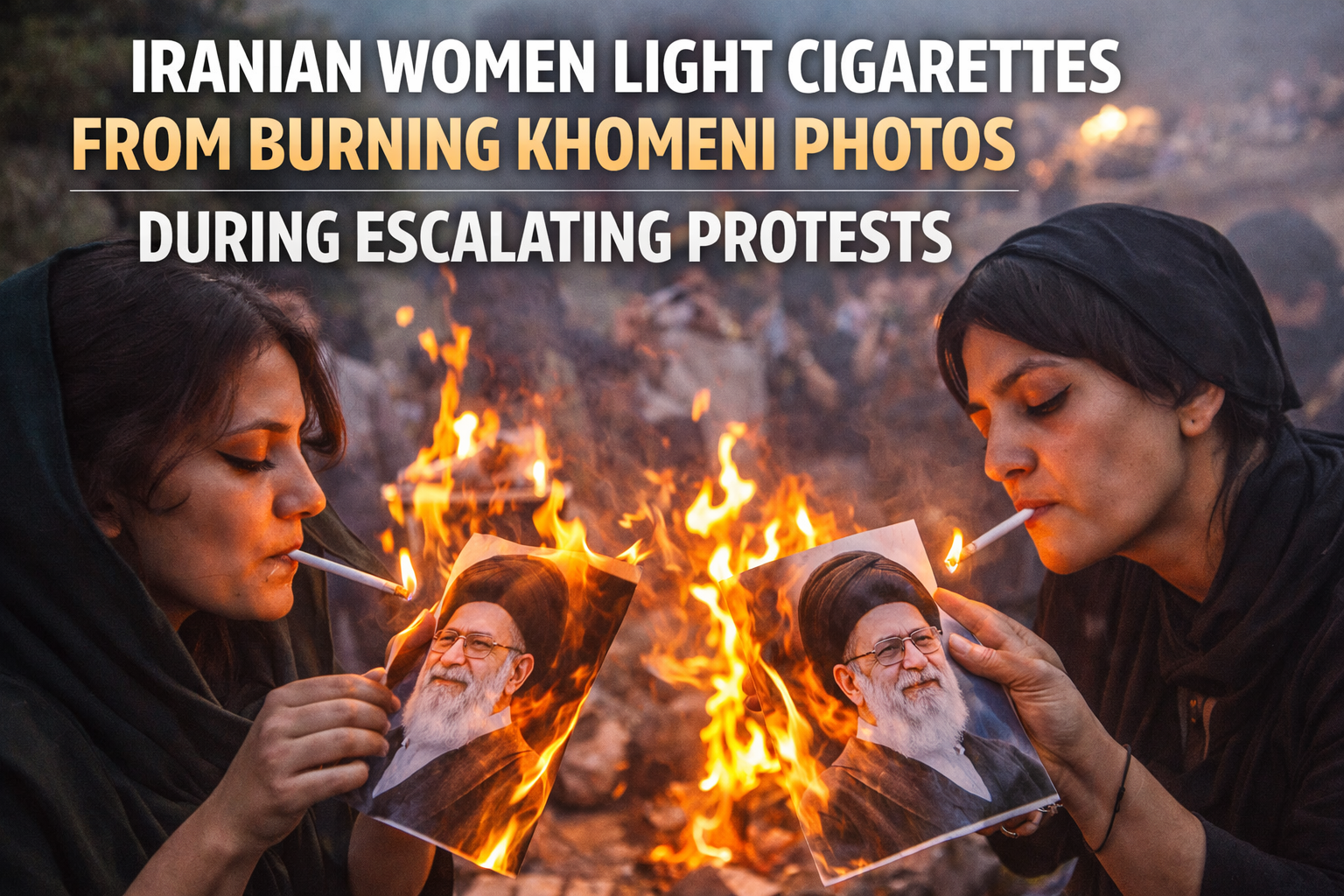 Iranian Women Spark New Protest Symbol Amid Escalating Unrest